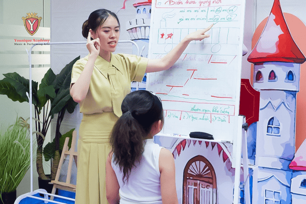 Lớp học MC cải thiện phát âm cho bé